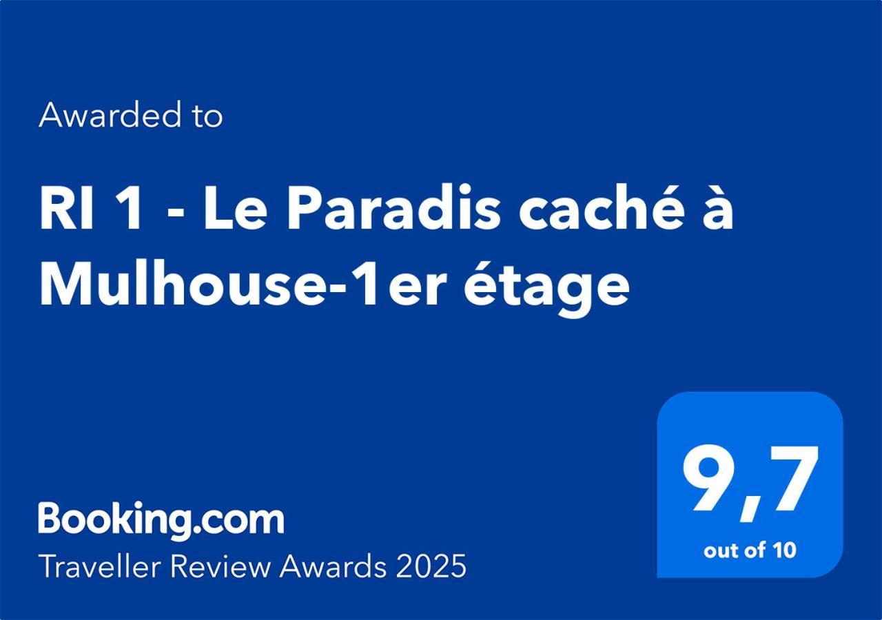 Ri 1 - F3 Le Paradis Cache A Mulhouse-1 A 5 Personnes Zewnętrze zdjęcie